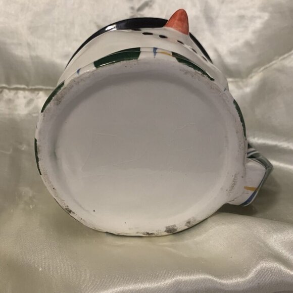Garden Ridge. 1996 Ceramic Snowman Mug. 14 oz. Bright Under Glaze Details. AL - Picture 5 of 7